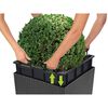 LECHUZA Jardini&egrave;re CUBE Cottage 30 ALL-IN-ONE Granite