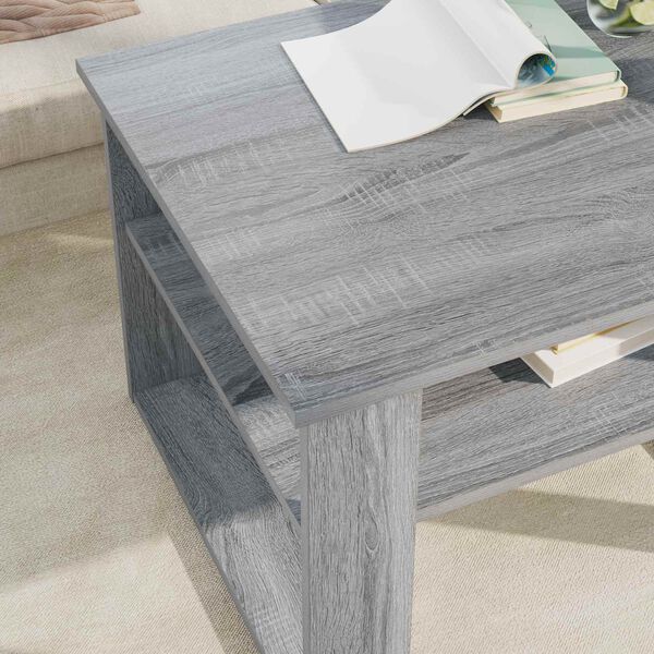vidaXL Table basse Gris Sonoma 64 x 54 x 44 cm Bois d'ing&eacute;nierie