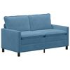 vidaXL Canap&eacute; Bleu 156 x 81 x 87,5 cm Tissu