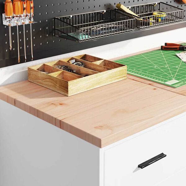 vidaXL Armoires de garage 2 pcs blanc bois d'ing&eacute;nierie