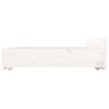 vidaXL Cadre de lit sans matelas avec tiroirs blanc 200x200 cm