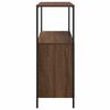 vidaXL Meuble de salle de bain avec étagères chêne marron 76,5x35x95cm