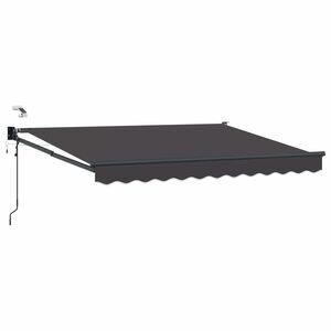 vidaXL Auvent r&eacute;tractable &eacute;lectrique Anthracite 2,5 x 2 m