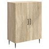 vidaXL Buffet Ch&ecirc;ne Sonoma 66 x 34,5 x 89,5 cm Bois d'ing&eacute;nierie