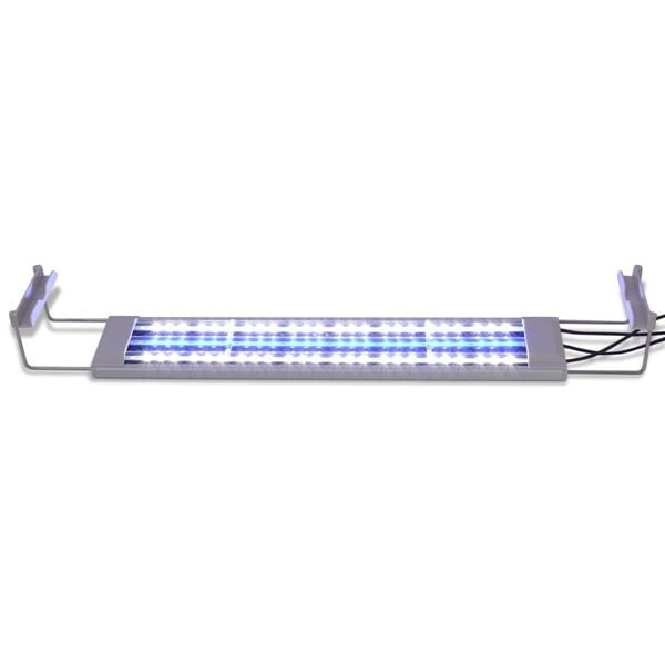 vidaXL Lampe &agrave; LED pour aquarium 50-60 cm aluminium IP67