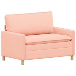 vidaXL Canap&eacute; Rose 126 x 81 x 87,5 cm Tissu