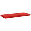 vidaXL Coussin de banc 1 pi&egrave;ce VUGHT 100 % polyester Rouge