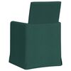vidaXL Chaises de salle &agrave; manger 2 pcs Vert fonc&eacute; 57 x 67 x 95 cm