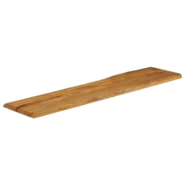 vidaXL Dessus de table 160x40x2,5 cm bord vivant bois massif manguier
