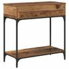 vidaXL Table console Bois ancien 75 x 34,5 x 75 cm Bois d'ing&eacute;nierie