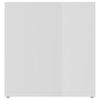 vidaXL Meubles TV 2 pcs Blanc brillant 72x35x36,5 cm Bois d'ing&eacute;nierie