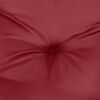 vidaXL Coussin de palette rouge bordeaux 70x40x12 cm tissu