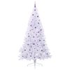 vidaXL Sapin de Noël artificiel avec 300 LED Blanc 240 cm PVC et Acier