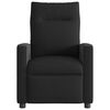 vidaXL Fauteuil de massage inclinable &eacute;lectrique Noir Tissu