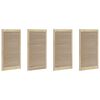 vidaXL Porte de Cabinet avec porte 4 pcs Naturel 140.5 x 2.1 x 49.5 cm