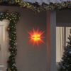 vidaXL Lumi&egrave;res de No&euml;l avec LED 3 pcs pliable rouge 43 cm