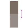 vidaXL Store enrouleur occultant caf&eacute; 50x130cm largeur du tissu 45,7cm