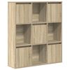 vidaXL Biblioth&egrave;que ch&ecirc;ne sonoma 89x24x101,5 cm bois d'ing&eacute;nierie