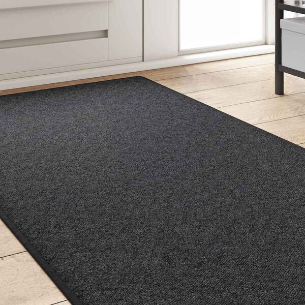 vidaXL Tapis Couloir Gris fonc&eacute; 80 x 500 cm 100% Polypropyl&egrave;ne