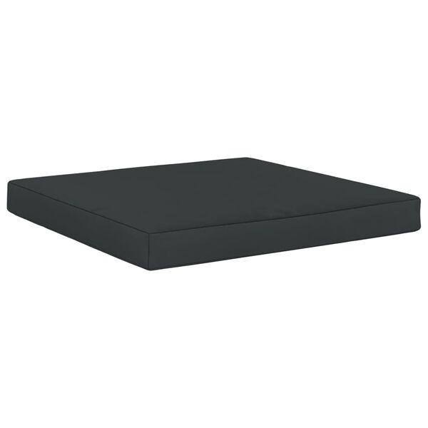 vidaXL Coussin de plancher de palette 60x61,5x6 cm Anthracite Tissu