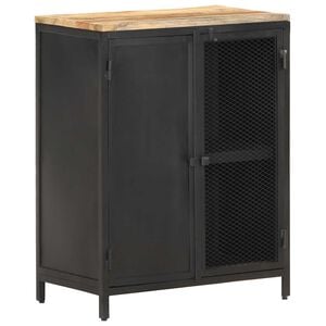 vidaXL Buffet 60x35x78 cm Bois de manguier massif brut