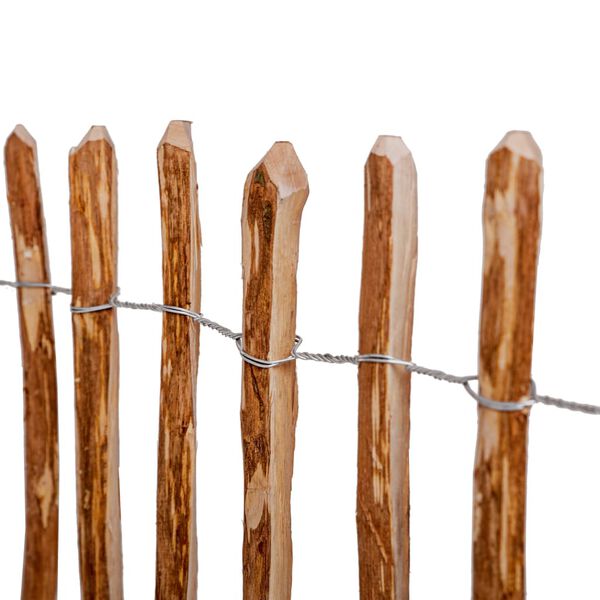 vidaXL Cl&ocirc;ture &agrave; piquets Bois de noisetier 120x250 cm