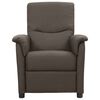 vidaXL Fauteuil de massage Marron Tissu