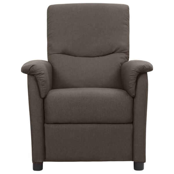 vidaXL Fauteuil de massage Marron Tissu