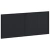vidaXL T&ecirc;te de lit murale EDE Noir Bois d'ing&eacute;nierie