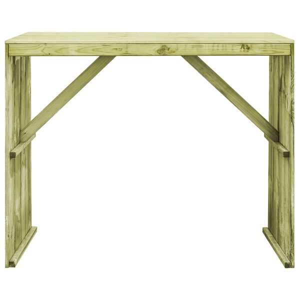 vidaXL Meubles de bar de jardin 7 pcs Bois de pin impr&eacute;gn&eacute;