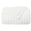 vidaXL Couvertures &agrave; jeter 6 pcs Blanc 150 x 130 cm Toison
