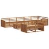 vidaXL Ensemble de canap&eacute;s d'ext&eacute;rieur 9 pcs Naturel