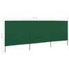 vidaXL Paravent 3 panneaux Tissu 400 x 160 cm Vert