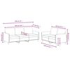 vidaXL Ensemble de canap&eacute;s 2 pcs vert fonc&eacute; velours