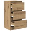 vidaXL Buffet ch&ecirc;ne artisanal 37,5x35x76 cm bois d'ing&eacute;nierie