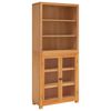 vidaXL Ensemble de meubles de rangement 2 pc Naturel 80 x 35 x 185 cm