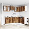 vidaXL Ensemble de 11 meubles de cuisine "Lyon" en bois d'ing&eacute;nierie vieilli