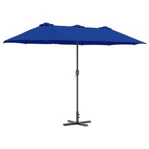 vidaXL Parasol de jardin Azur 370 x 197 x 239 cm