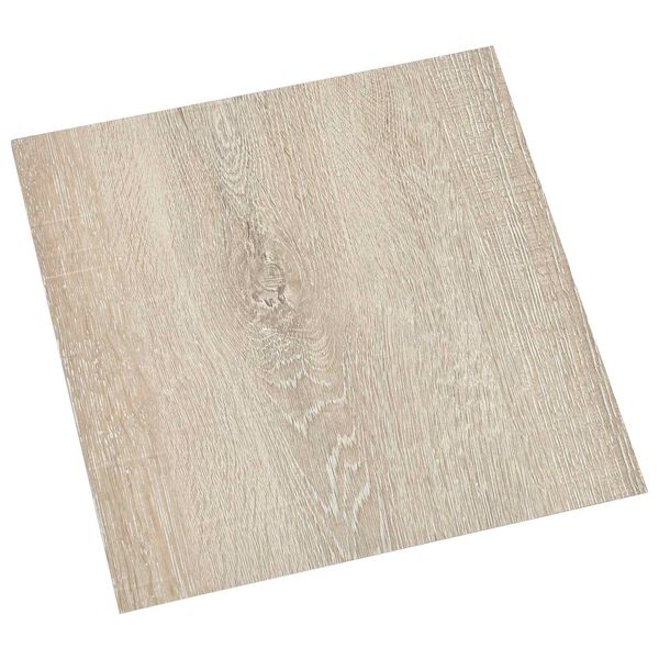 vidaXL Planches de sol 55 pcs Beige 5,11 m&sup2; PVC