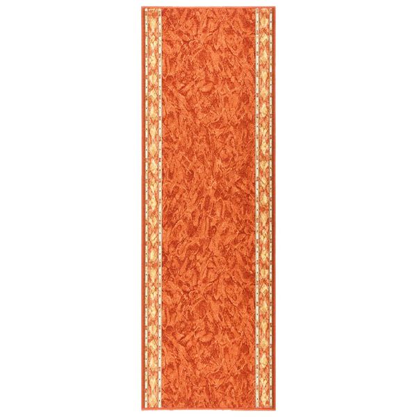 vidaXL Tapis de couloir antid&eacute;rapant Terre cuite 100x300 cm
