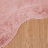 vidaXL Tapis en fausse anti-d&eacute;rapant Olite Rose 80 x 120 cm Polyester
