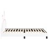 vidaXL Cadre de lit pour enfants avec tête de lit Blanc 80 x 200 cm PU
