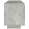 vidaXL Meuble TV gris béton 102x35x45 cm bois d'ingénierie