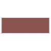 vidaXL Auvent lat&eacute;ral r&eacute;tractable de patio 200x600 cm Marron
