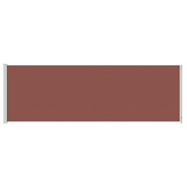 vidaXL Auvent lat&eacute;ral r&eacute;tractable de patio 200x600 cm Marron