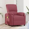 vidaXL Fauteuil &eacute;lectrique de massage Bordeaux Tissu