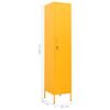 vidaXL Armoire à casiers Jaune moutarde 35x46x180 cm Acier