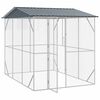 vidaXL Cage pour oiseaux Anthracite 227 x 310 x 247 cm Acier galvanis&eacute;