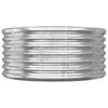 vidaXL Jardini&egrave;re de jardin Acier galvanis&eacute; 80x80x36 cm Argent&eacute;