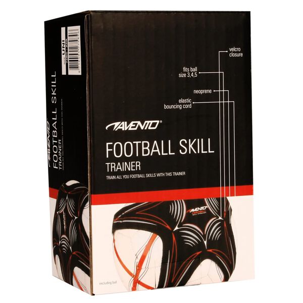 Avento Accessoire d'entraînement pour football Noir et rouge